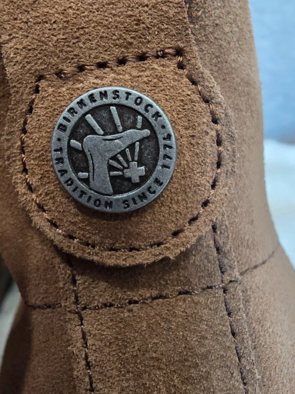 Birkenstock Uppsala Mid Dark Tea Brown Suede Men's Size 43 Regular/Wide or US 10